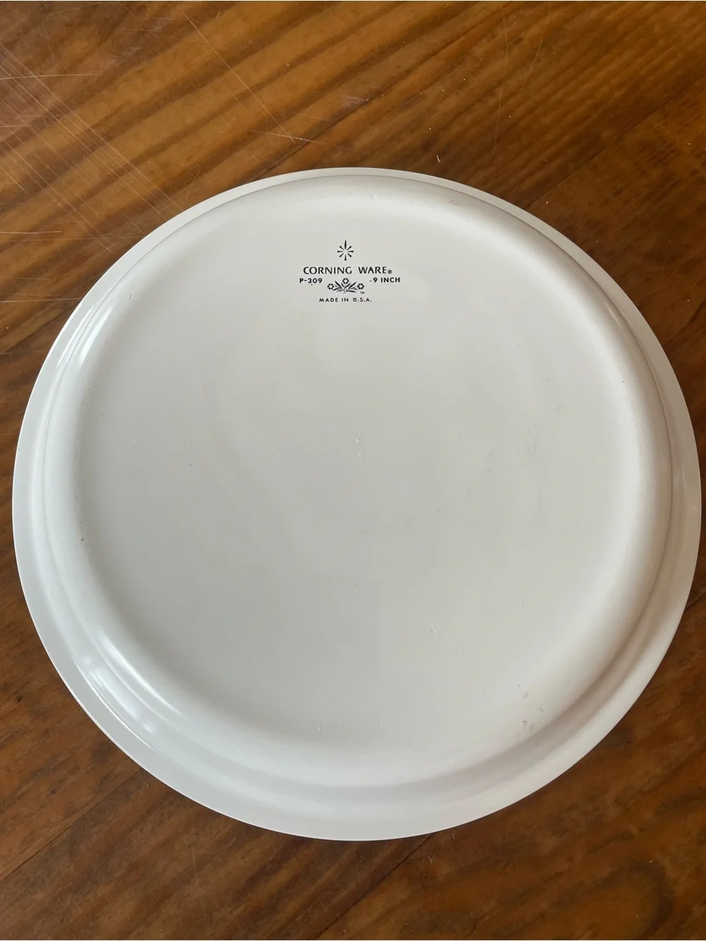 Vintage Retro Corningware Blue Cornflower P-309 Pie Plate  9” Baking Dish